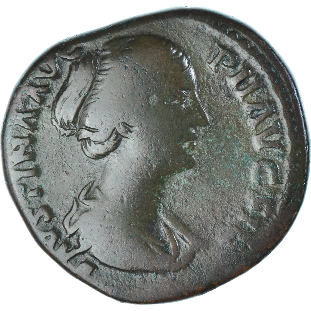 Mince,
Faustina I,
Sestertius