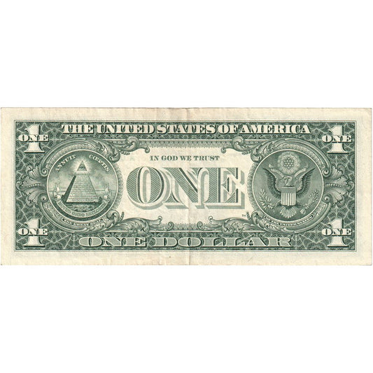 Spojené státy,
1 dolar,
1999