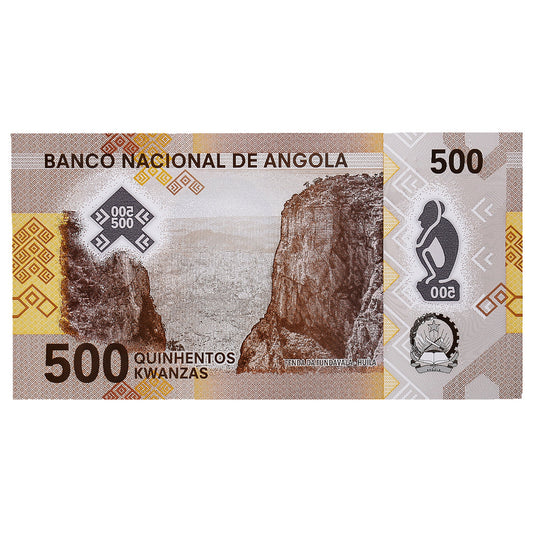Bankovka,
Angola,
500 kwanz