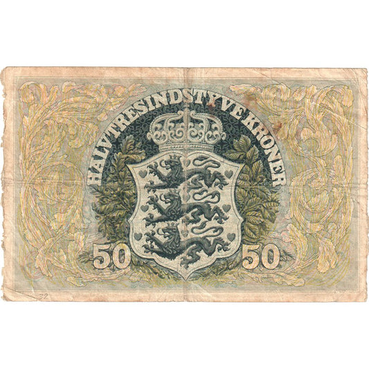 Dánsko,
50 korun,
1941