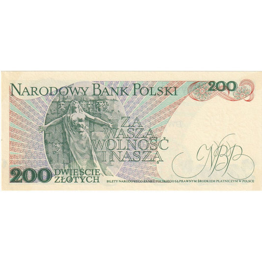 Polsko,
200 zlotých,
12.12.1988