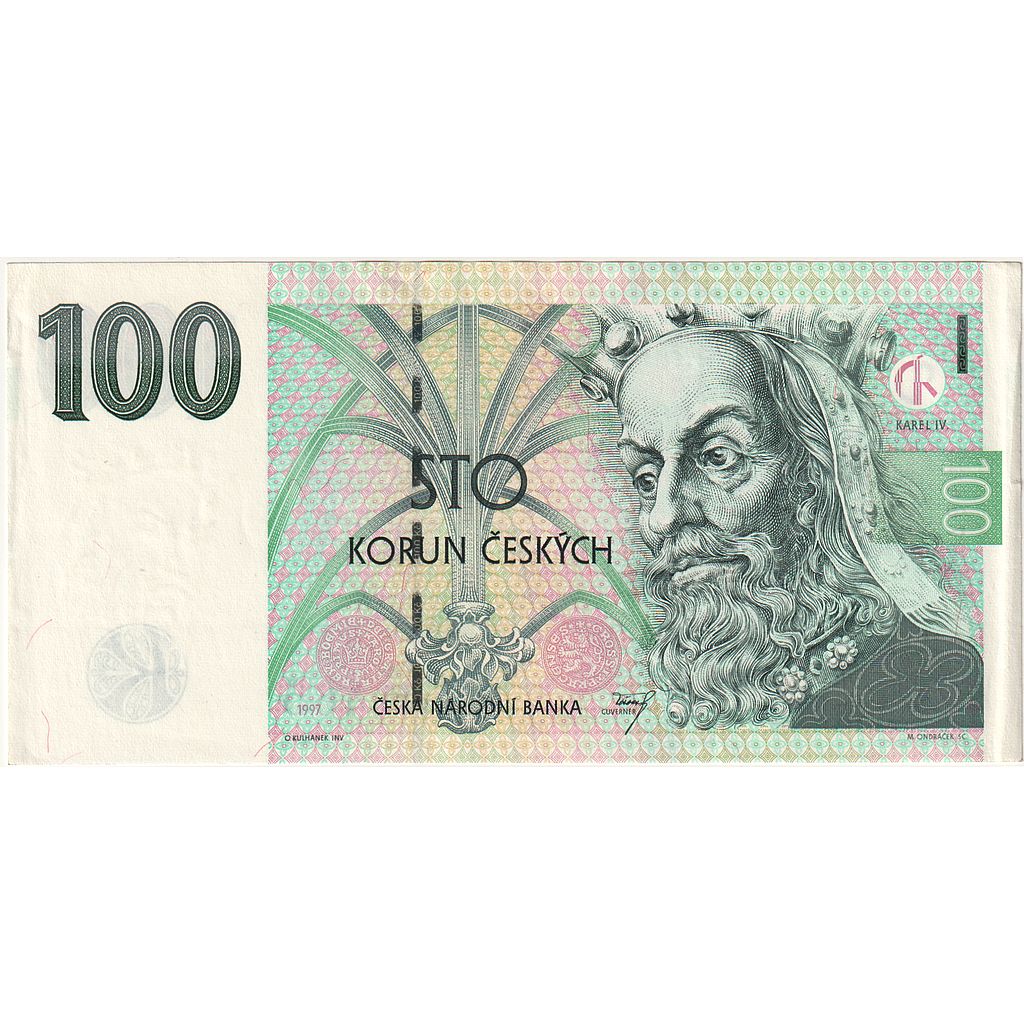 Česká republika,
100 korun,
1997