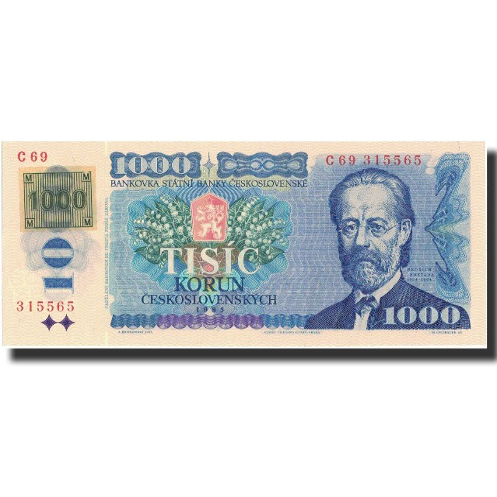 Bankovka,
Česká republika,
1000 korun