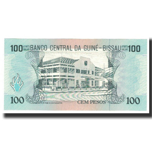 Bankovka,
Guinea-Bissau,
100 pesos