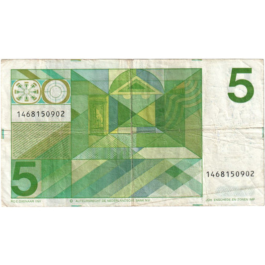 Nizozemí,
5 zlatých,
1973