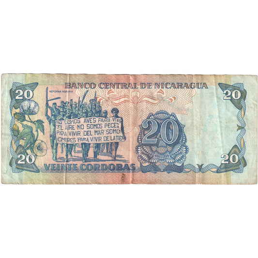 Nikaragua,
20 Cordobas,
1985