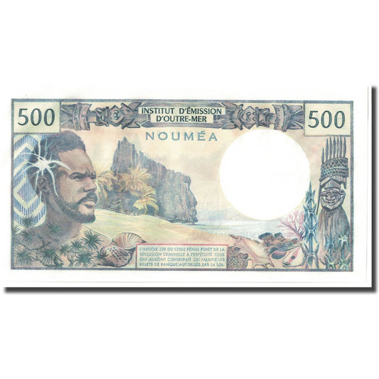 Bankovka,
Nová Kaledonie,
500 franků