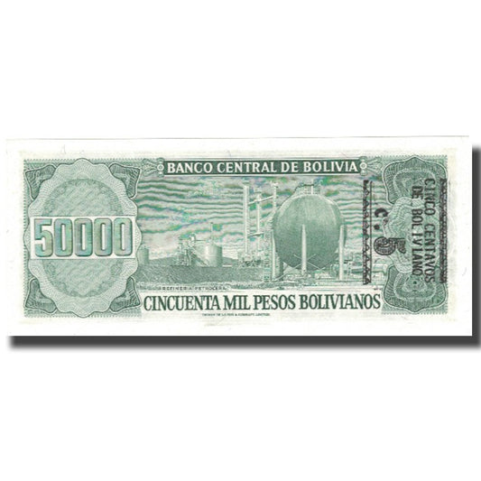 Bankovka,
Bolívie,
50