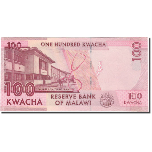 Bankovka,
malawi,
100 kwacha