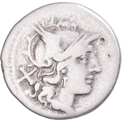 Mince, 
  
  denár, 
  
  206-195 před naším letopočtem