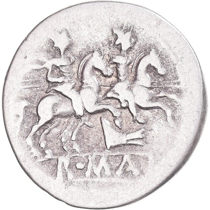 Mince, 
  
  denár, 
  
  206-195 před naším letopočtem