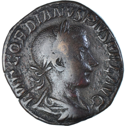 Mince, 
  
  Gordian III, 
  
  Sestertius