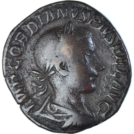 Mince, 
  
  Gordian III, 
  
  Sestertius