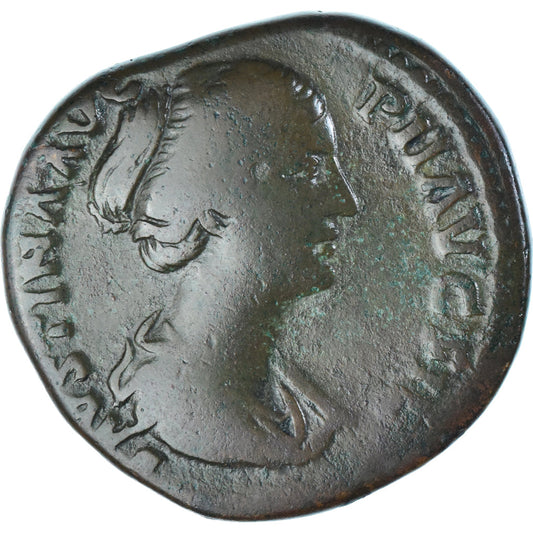 Mince, 
  
  Faustina I, 
  
  Sestertius