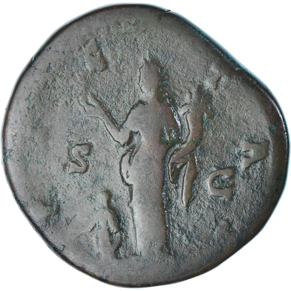 Mince, 
  
  Faustina I, 
  
  Sestertius