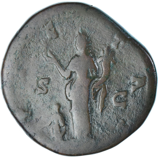 Mince, 
  
  Faustina I, 
  
  Sestertius