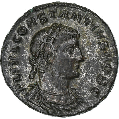 Constantius II, 
  
  Follis, 
  
  326-328