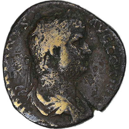 Hadrián, 
  
  Sestertius, 
  
  133-135