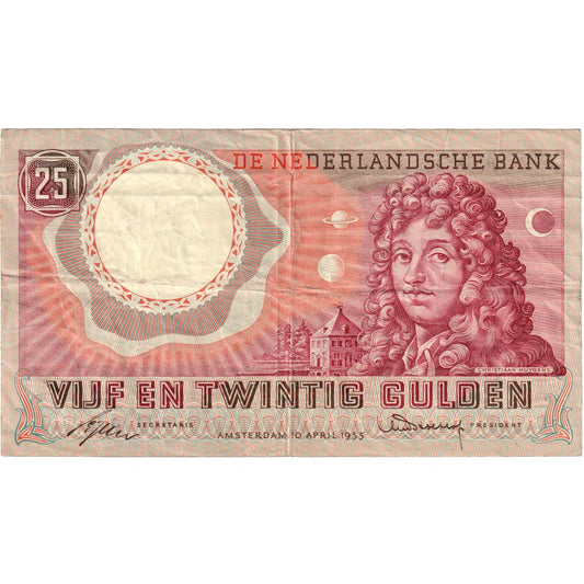 Bankovka, 
  
  Nizozemí, 
  
  25 zlatých