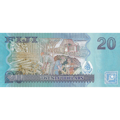 Fidži, 
  
  20 dolarů, 
  
  2013