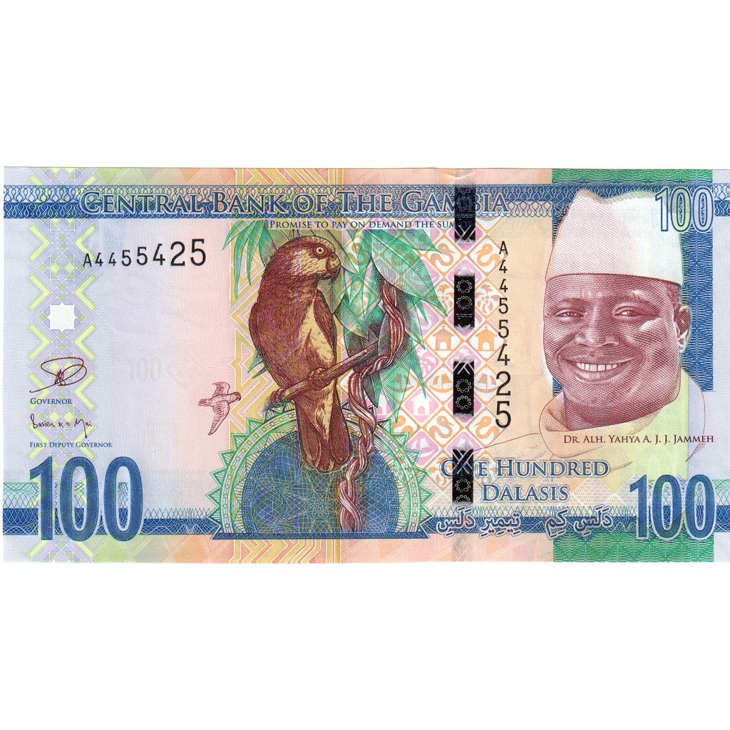Gambie, 
  
  100 Dalasi, 
  
  2015