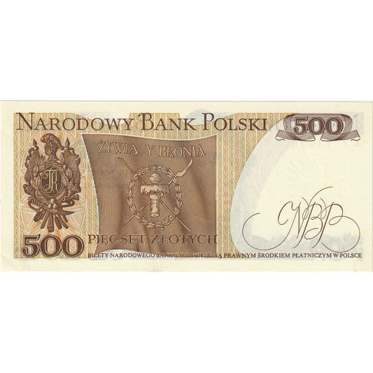 Polsko, 
  
  500 zlotých, 
  
  1982-06-01