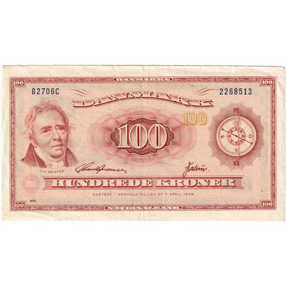Dánsko, 
  
  100 korun, 
  
  EF(40-45)
