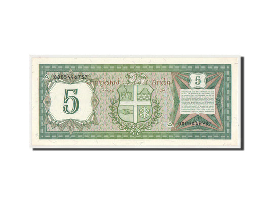 Bankovka, 
  
  Aruba, 
  
  5 Florin