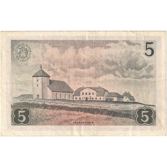 Island, 
  
  5 korun, 
  
  1957-06-21