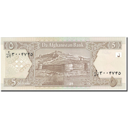 Bankovka, 
  
  Afghánistán, 
  
  5 Afghánců