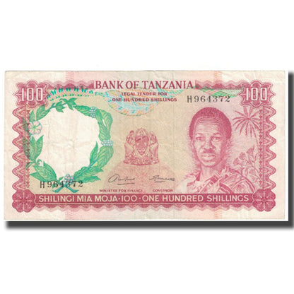 Tanzanie, 
  
  100 šilinků, 
  
  EF(40-45)