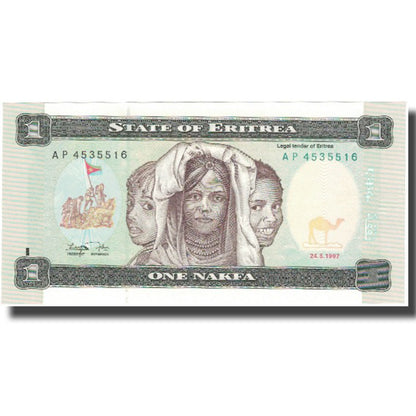 Bankovka, 
  
  Eritrea, 
  
  1 Nakfa