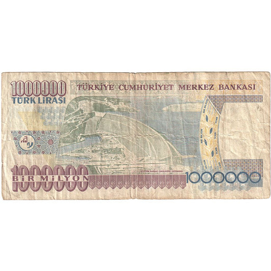 Turecko, 
  
  1 000 000 lir, 
  
  1970-10-14
