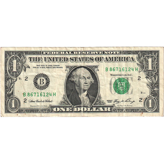 Spojené státy, 
  
  1 dolar, 
  
  VF(20-25)