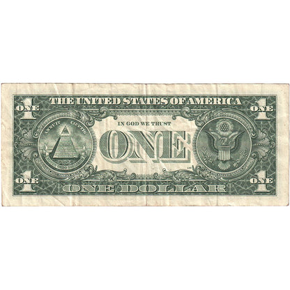 Spojené státy, 
  
  1 dolar, 
  
  VF(20-25)