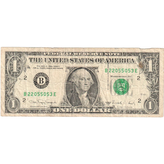 Spojené státy, 
  
  jeden dolar, 
  
  1988