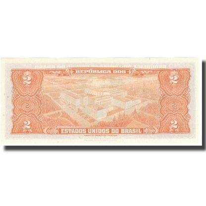 Bankovka, 
  
  Brazílie, 
  
  2 Cruzeiros