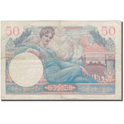 Bankovka, 
  
  Francie, 
  
  50 franků