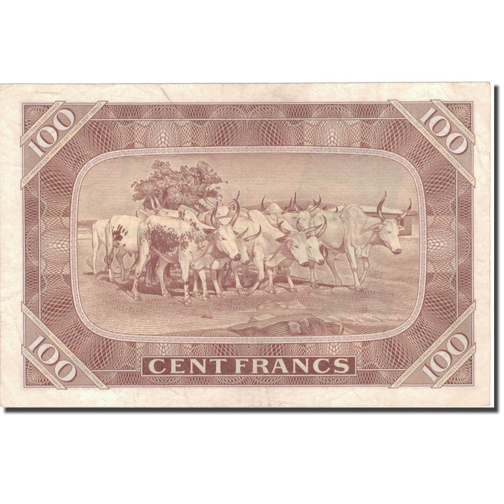 Bankovka, 
  
  Mali, 
  
  100 franků
