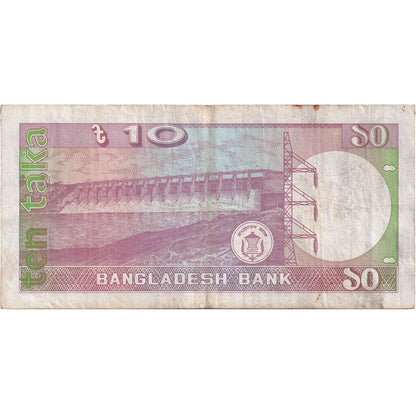 Bankovka, 
  
  Bangladéš, 
  
  10 Taka